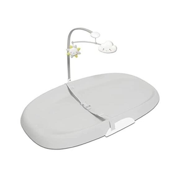 NEW Skip Hop Cushioned Wipe-Clean Baby Changing Pad Grey Nursery Style Mobile